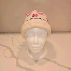 VTG Vermont Originals 100% Wool Beanie Hat Made In The USA